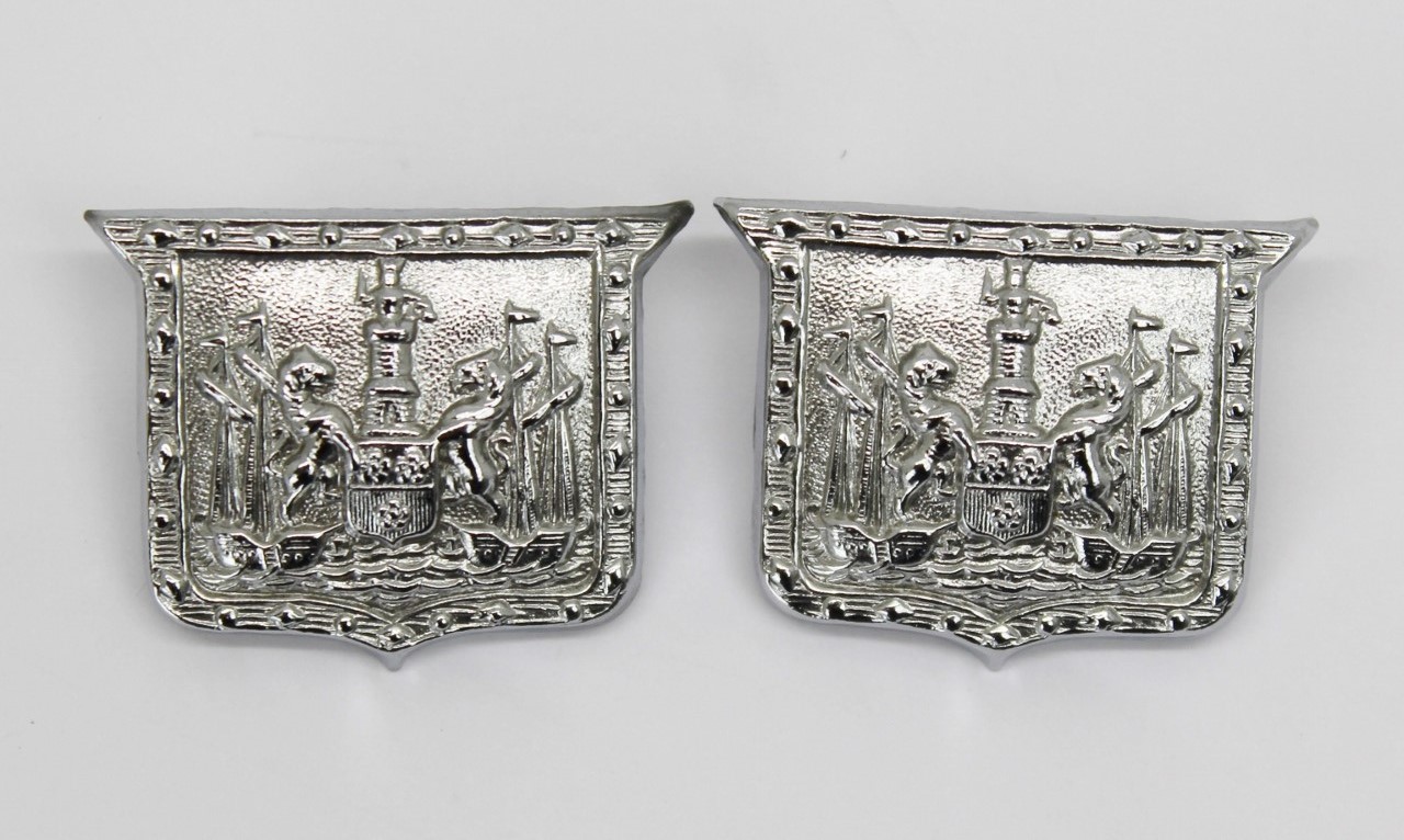 Pair of Southampton Police Collar Badges