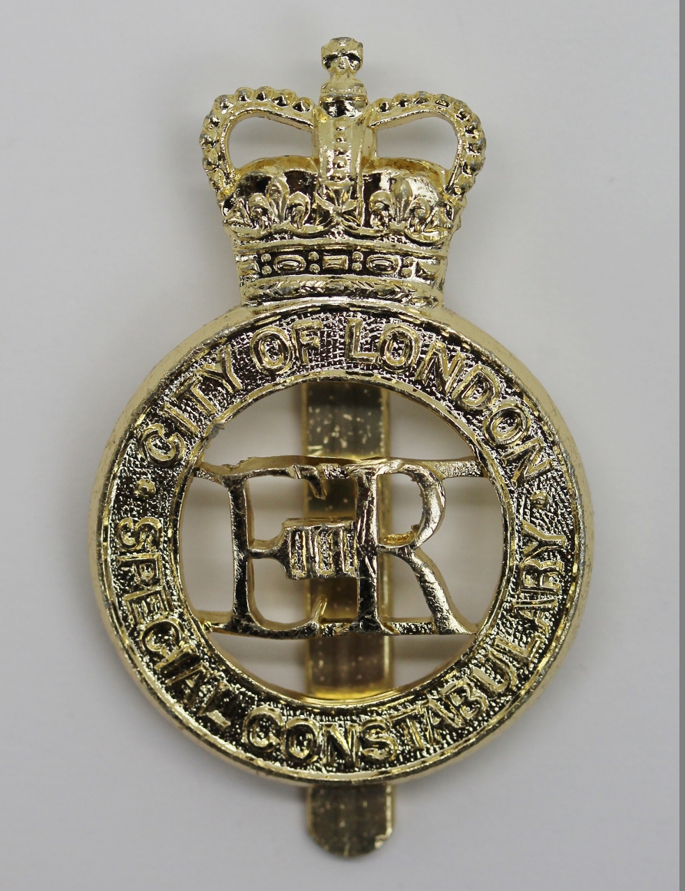 City of London Special Constabulary Anodised (Staybrite) Cap Badge