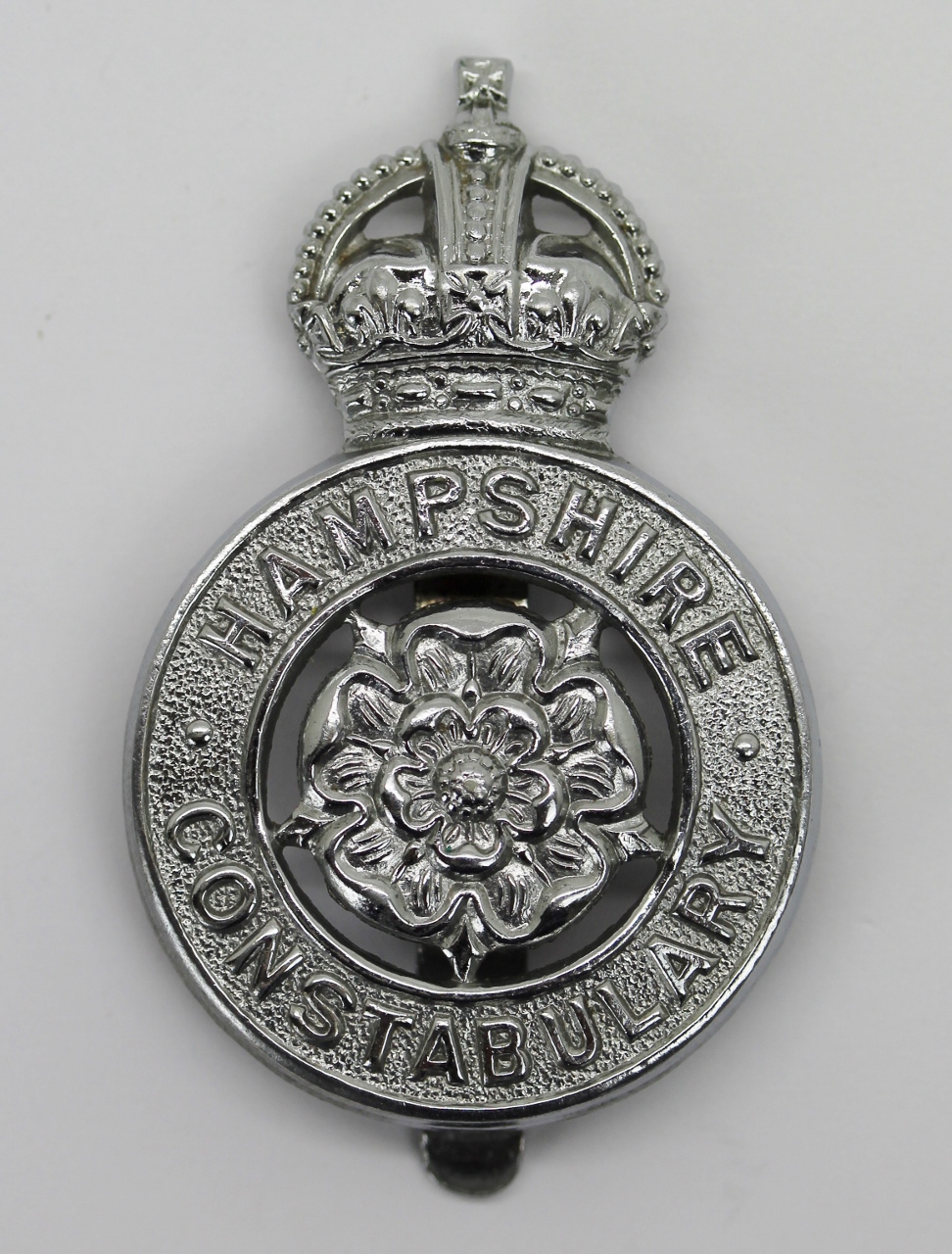 Hampshire Constabulary Cap Badge - King's Crown