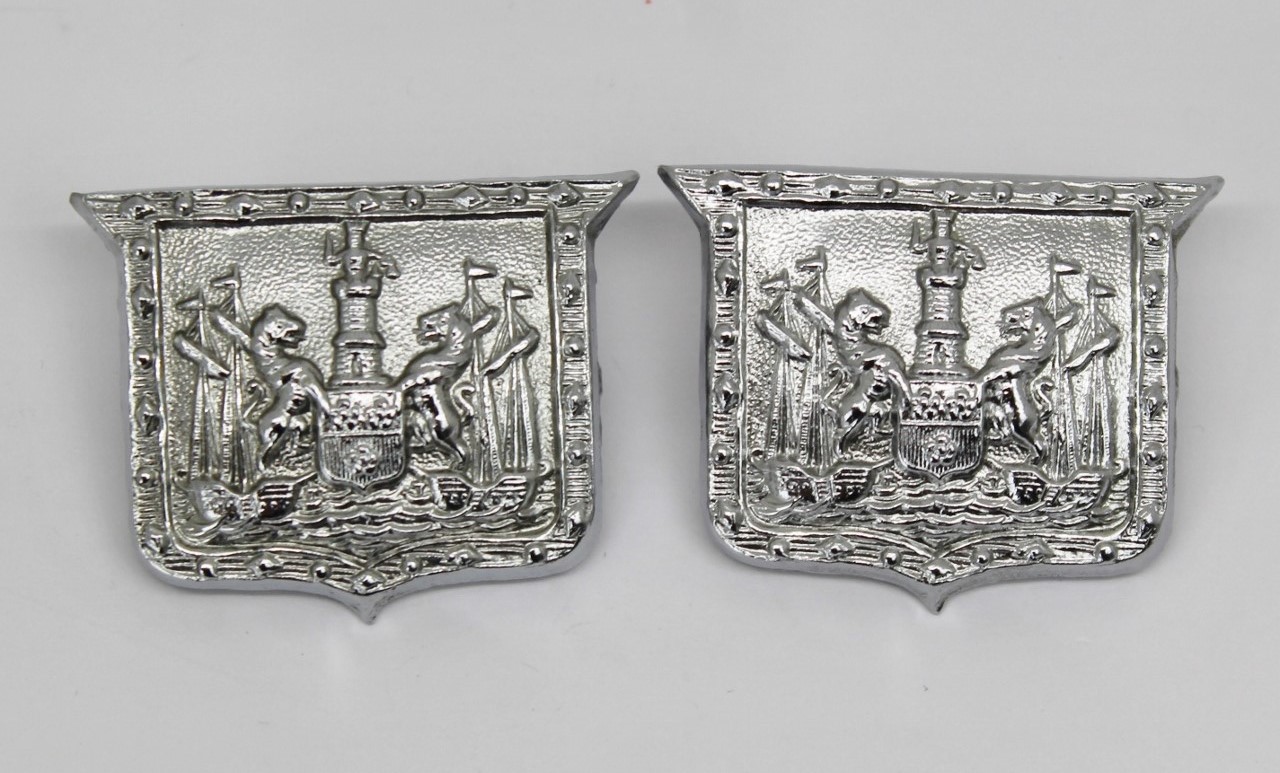 Pair of Southampton Police Collar Badges