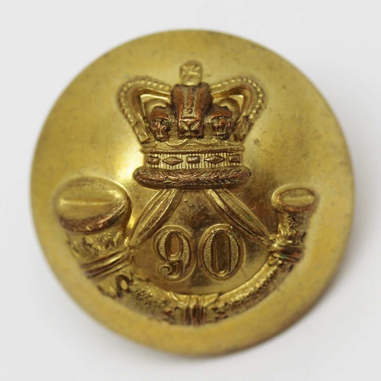 Victorian 90th (Perthshire LIght Infantry) Regiment of Foot Officer's Button (Large)