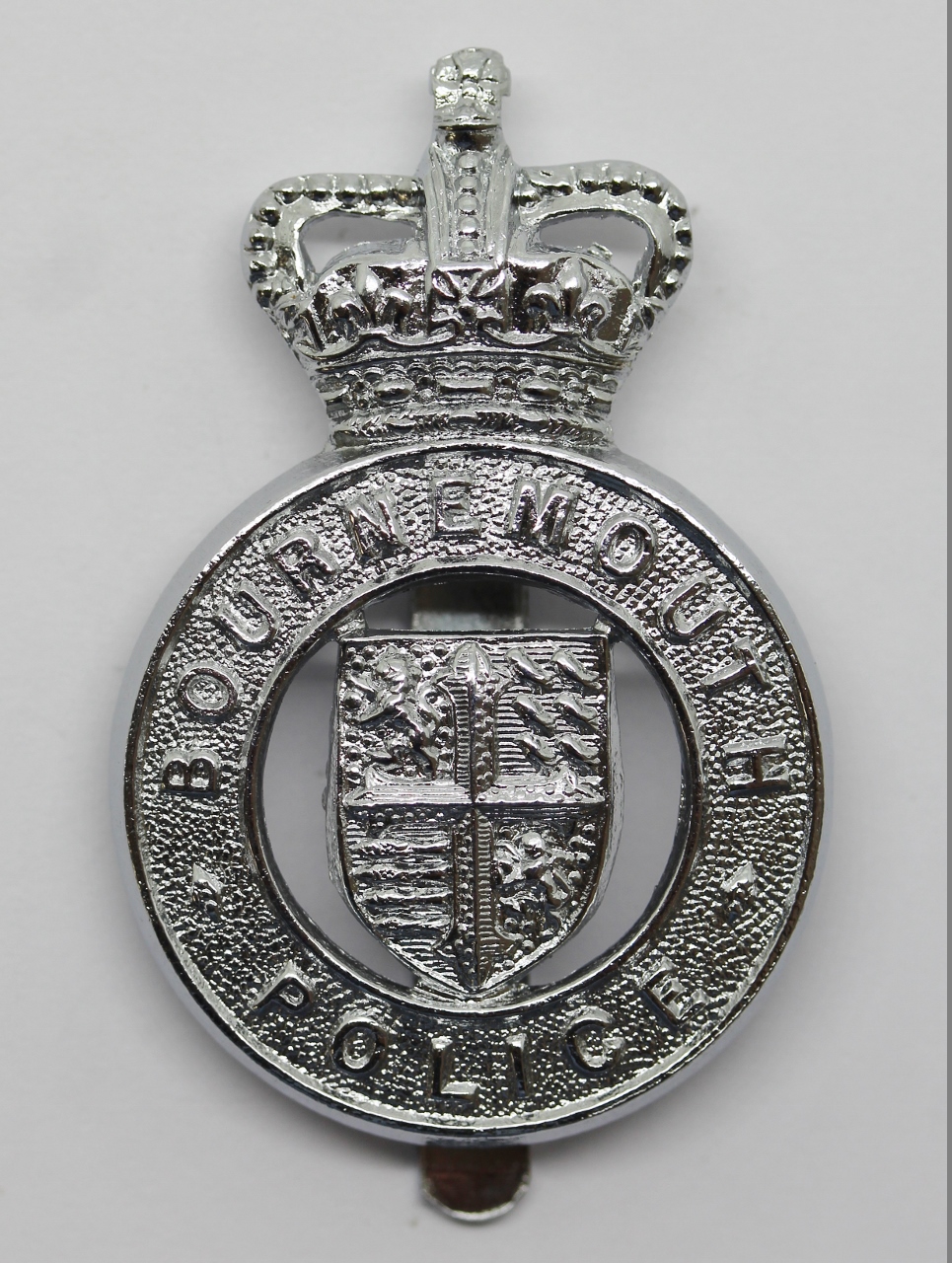 Bournemouth Police Cap Badge - Queen' Crown