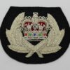 Ministry of Defence Police Chief Officer's Bullion Cap Badge - Queen's Crown