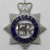 Humberside Police Senior Officer's Enamelled Cap Badge - Queen's Crown