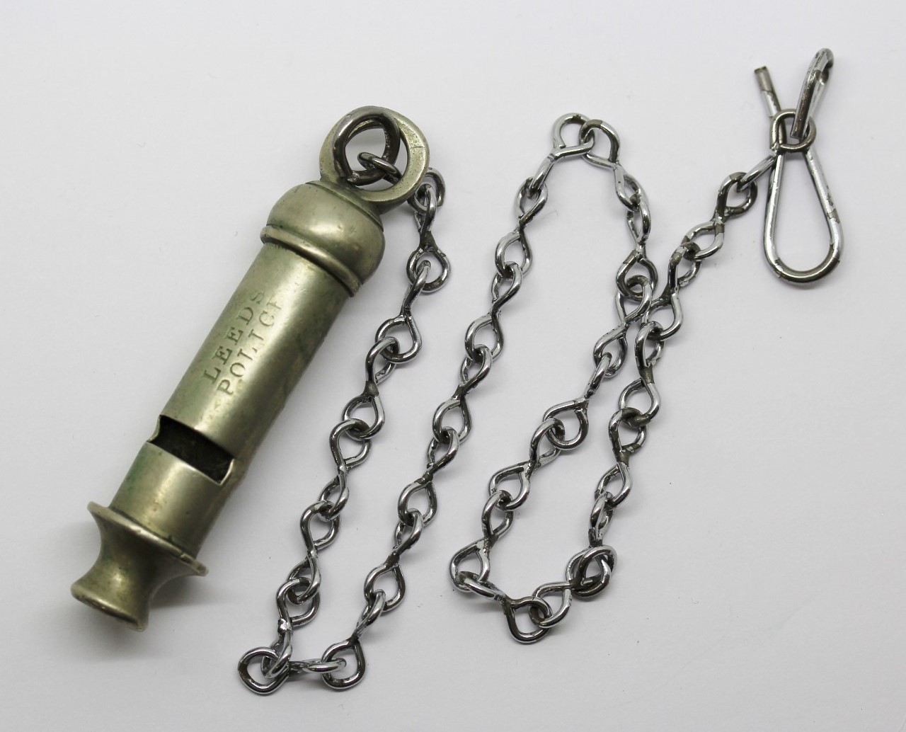 Leeds Police Whistle and Chain