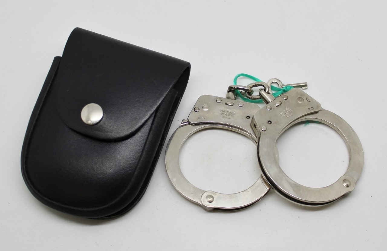 Hiatts Police Handcuffs in Pouch