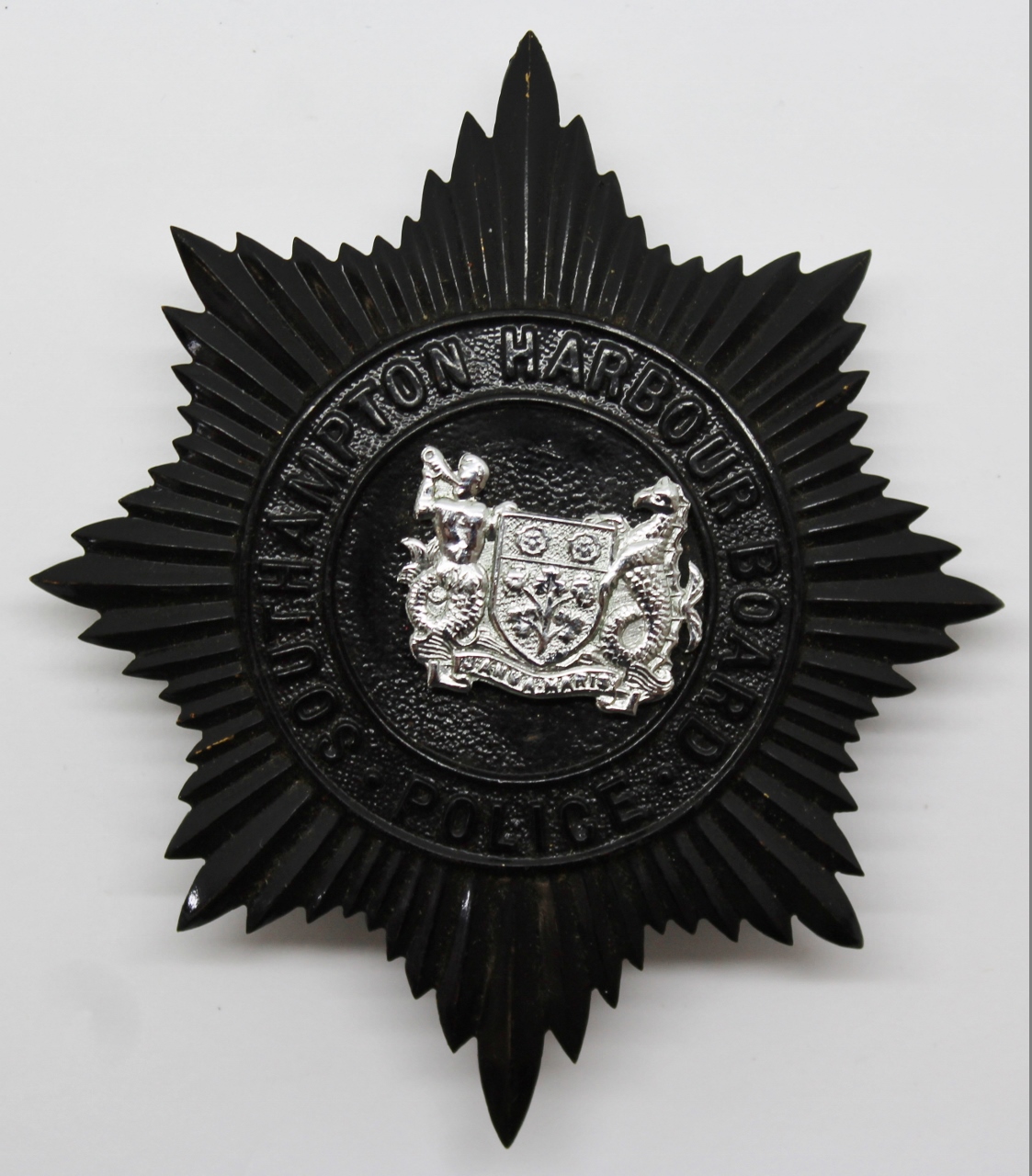 Southampton Harbour Board Police Night Helmet Plate