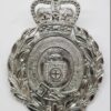 Dewsbury Borough Police Wreath Helmet Plate - Queen's Crown
