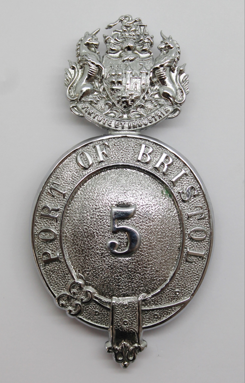 Port of Bristol Police (5) Helmet Plate