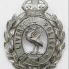 Liverpool City Police Wreath Helmet Plate - King's Crown