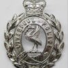 Liverpool City Police Wreath Helmet Plate - Queen's Crown