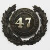 County Borough of Barrow-in-Furness Black Wreath Helmet Plate