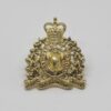 Royal Canadian Mounted Police Anodised (Staybrite) Collar Badge - Queen's Crown