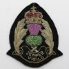 Scottish Police Forces Bullion Cap Badge - Queen's Crown