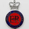 Greater Manchester Police Enamelled Cap Badge - Queen's Crown