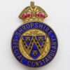 Shropshire Special Constabulary Enamelled Lapel Badge - King's Crown