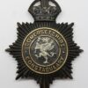 Somersetshire Constabulary Night Helmet Plate - King's Crown