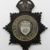Derbyshire Constabulary Night Helmet Plate - King's Crown