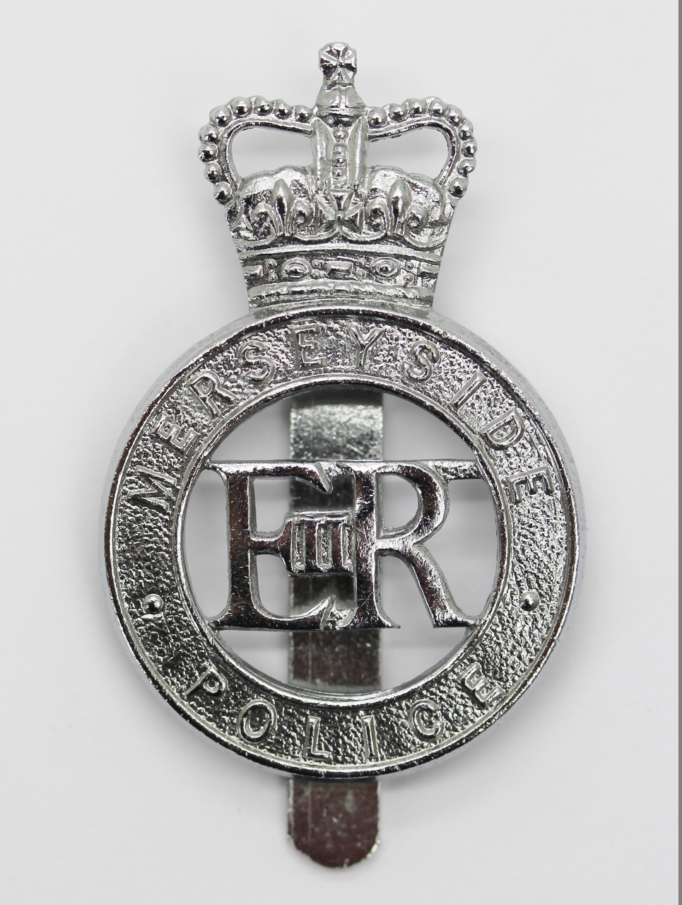 Merseyside Police Cap Badge - Queen's Crown