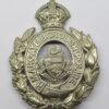 Margate Borough Police Wreath Helmet Plate (Fretted Out Centre) - King's Crown