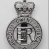 Heddlu Gwent Police Cap Badge - Queen's Crown