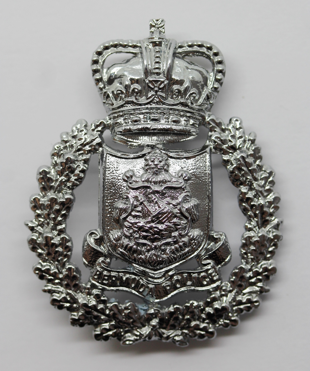 Bermuda Police Cap Badge - Queen's Crown