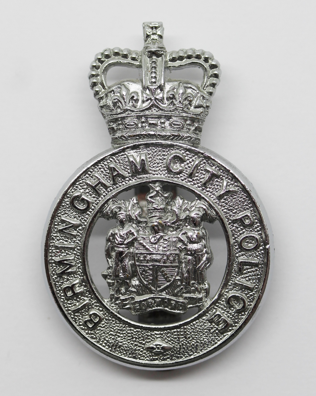 Birmingham City Police Cap Badge - Queen's Crown