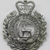 Berkshire Constabulary Wreath Helmet Plate - Queen's Crown