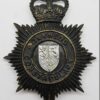 Gwynedd Constabulary Night Helmet Plate - Queen's Crown