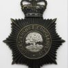 Worcestershire Constabulary Night Helmet Plate - Queen's Crown