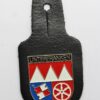 German Unterfranken (Lower Franconia) Bavaria Police Breast Badge Fob