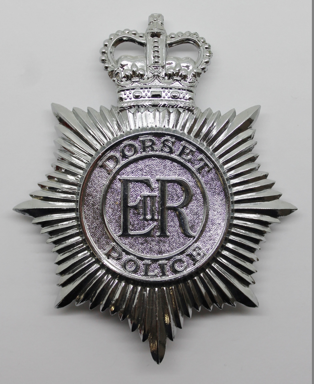 Dorset Police Helmet Plate - Queen's Crown