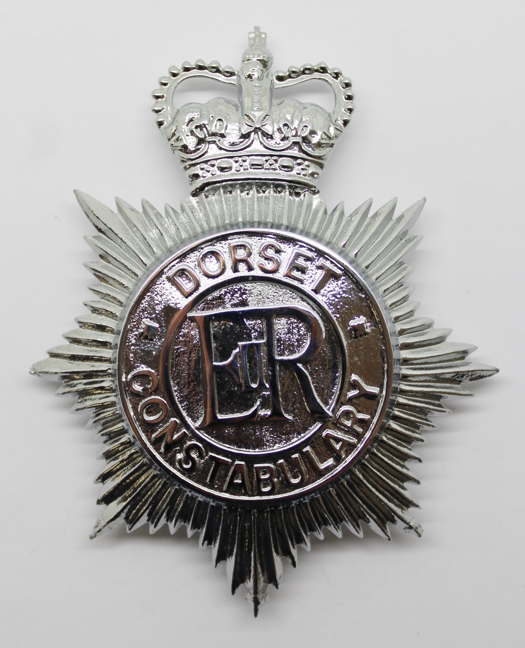 Dorset Constabulary Helmet Plate - Queen's Crown