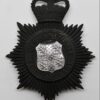 Durham County Constabulary Night Helmet Plate - Queen's Crown