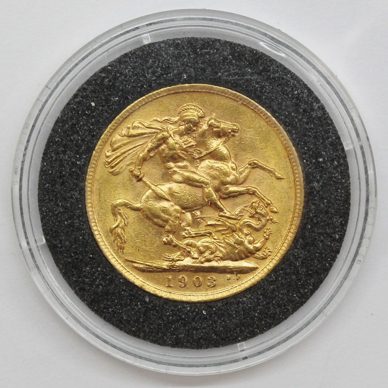 1903 Edward VII 22ct Gold Sovereign Coin