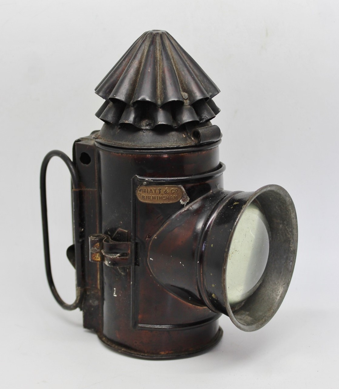 Victorian Hiatt & Co Police Lantern Lamp