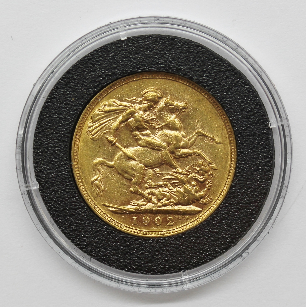 1902 P Edward VII 22ct Gold Full Sovereign Coin (Perth Mint)