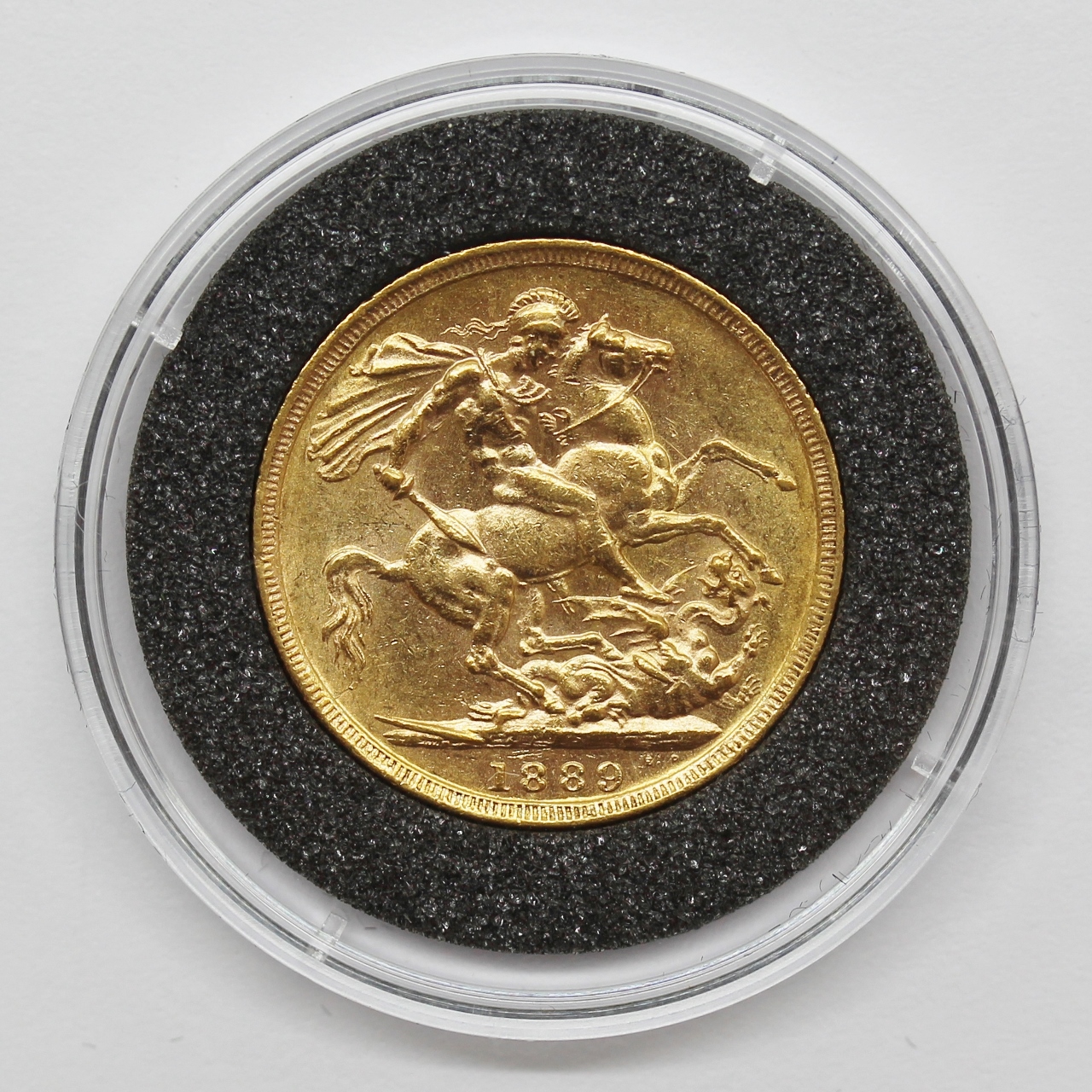 1889 Victoria 22ct Gold Full Sovereign Coin
