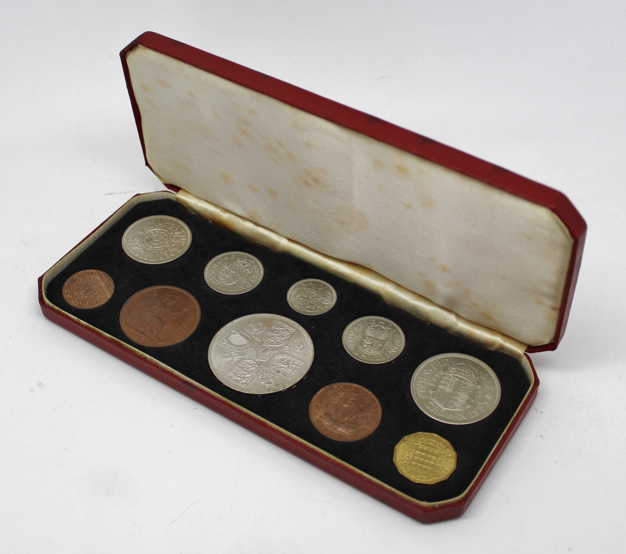 1953 Elizabeth II Coronation Issue Coin Set