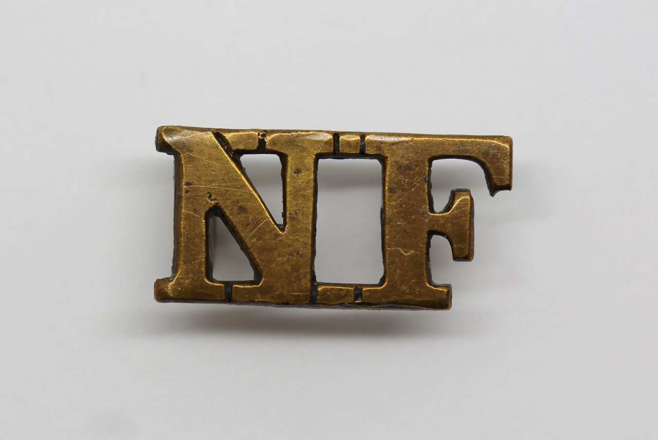 Northumberland Fusiliers (N.F.) Shoulder Title
