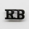 Rifle Brigade (R.B.) Shoulder Title