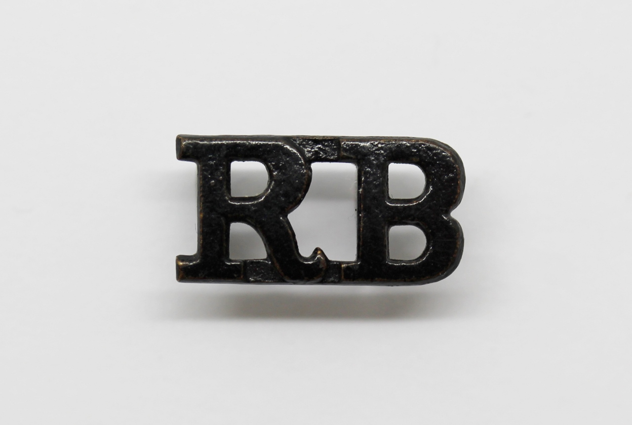 Rifle Brigade (R.B.) Shoulder Title