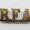 Royal Field Artillery (R.F.A.) Officer's Shoulder Title
